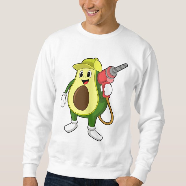 Sweatshirt Avocado en tant que artisan avec exercices (Devant)