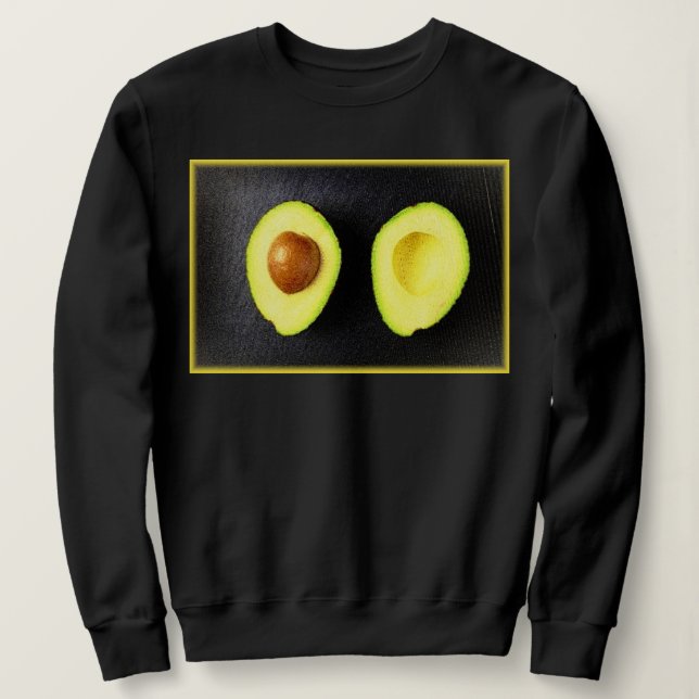 Sweatshirt "Avocado Fruit" Belle Photo. Commandez dès mainten (Design devant)