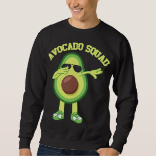 Sweatshirt Avocado Squad Dab Dabbing Dope Swag Vegetan Vegeta