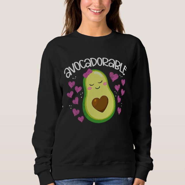 Sweatshirt Avocadorable Backprint Avocado (Devant)