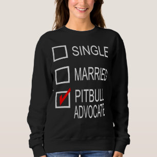 Sweatshirt Avocat de Pitbull Imprimer