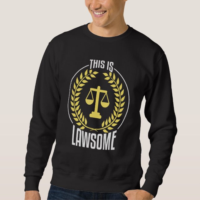 Sweatshirt Avocat Élèves Juriste Commis De L'École De Droit C (Devant)