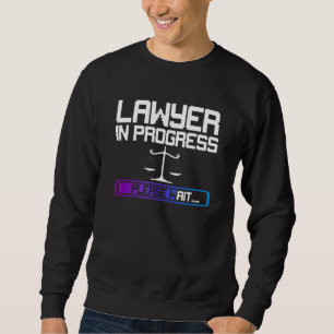 Sweatshirt Avocat En Cours Échelles De L'École De Droit De La