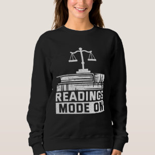 Sweatshirt Avocat en cours Juris Diplômé de la faculté de dro