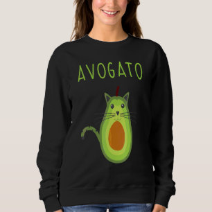 Sweatshirt Avogato Cinco De Mayo Cinco De Meow Cat Avocado 6