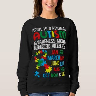 Sweatshirt Avril Est Le Mois De Sensibilisation sur l'autisme