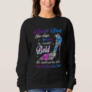 Sweatshirt Avril Fille Elle Pousse Elle Prier Elle Est Belle 