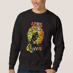 Sweatshirt Avril Reine Black Femme Afro cheveux naturels Afri