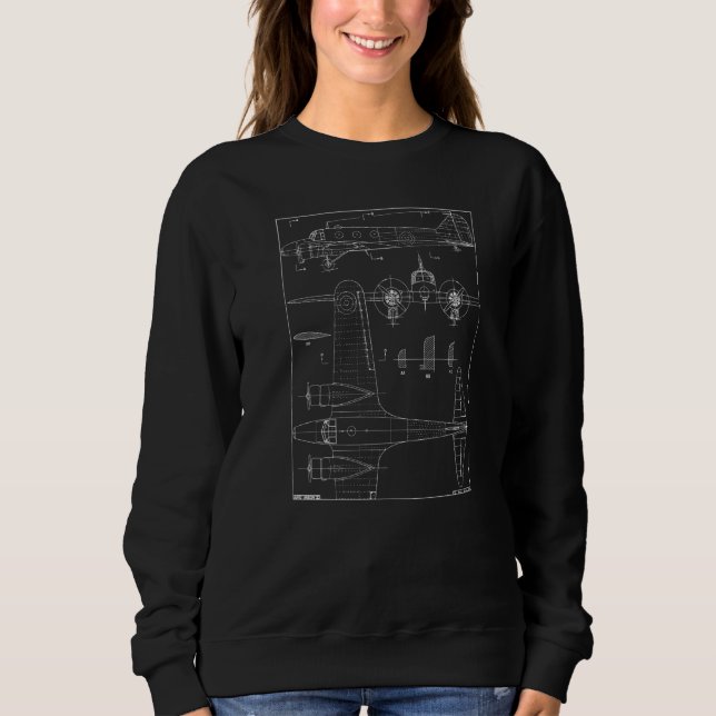 Sweatshirt Avro Anson V British Canadian 2ème guerre mondiale (Devant)