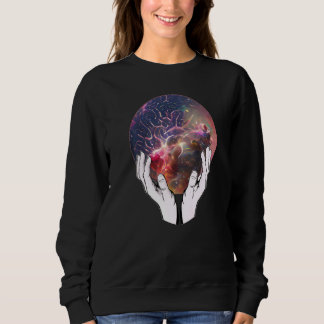 Sweatshirt Awareness Love Heart Brain Coherence Mediation