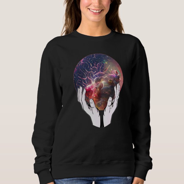 Sweatshirt Awareness Love Heart Brain Coherence Mediation (Devant)