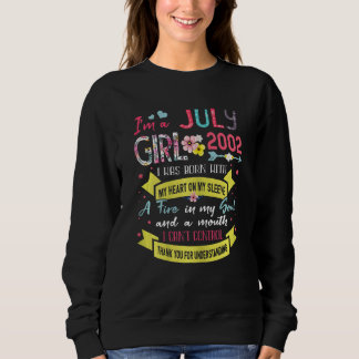 Sweatshirt Awesome Depuis 2002 20e anniversaire Je suis une f