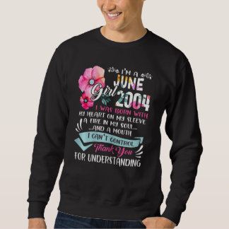 Sweatshirt Awesome Depuis 2004 18e anniversaire Je suis une f
