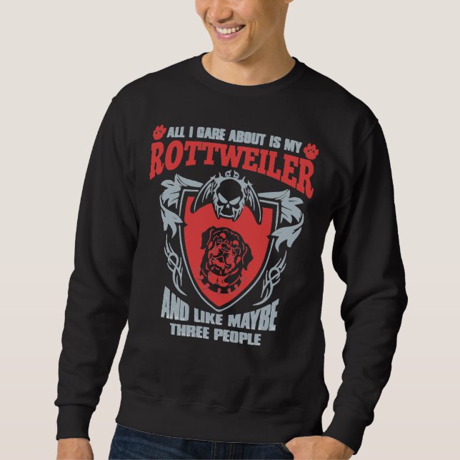Sweatshirt Awesome Rottweiler 34 (Devant)