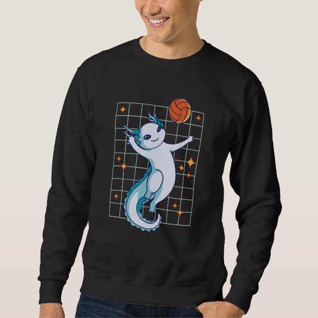 Sweatshirt Axolotl Volleyball (Devant)