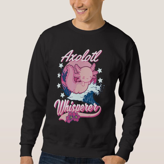 Sweatshirt Axolotl Whisperer 1 (Devant)