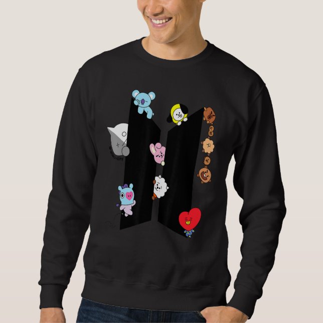 Sweatshirt B T 21 Love (Noir) Classic (Devant)