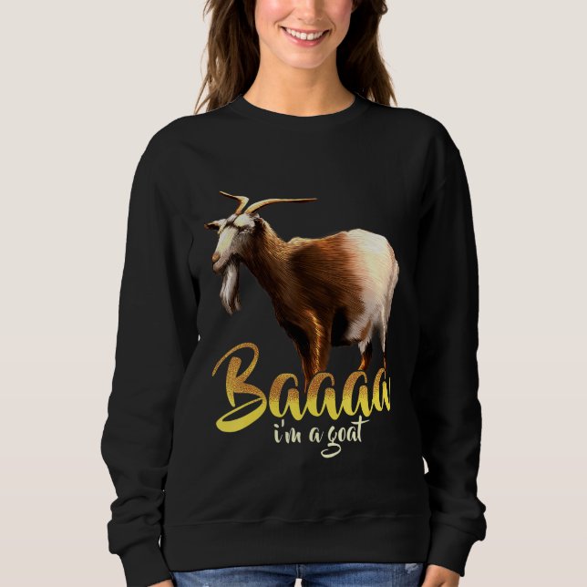 Sweatshirt Baaaa Im A Chèvre (Devant)
