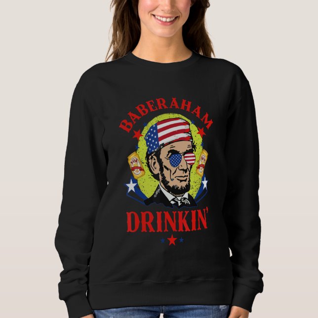 Sweatshirt Baberaham Drinkin' Apparel (Devant)