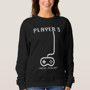 Sweatshirt Baby Player 3 Chargement bébé Chargement Grossesse