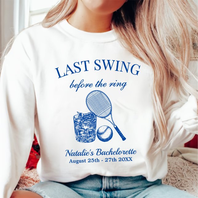 Sweatshirt Bach Dernier Swing Moderne Avant Le Tennis De Bagu (Créateur téléchargé)