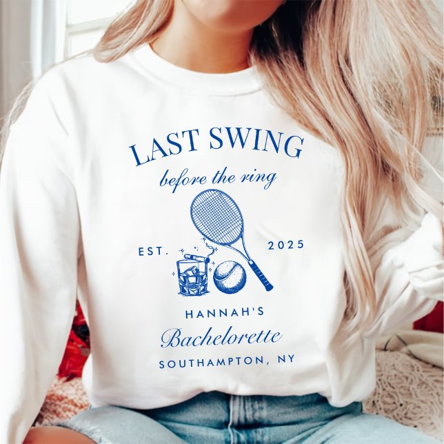 Sweatshirt Bache Rose Dernière Chanter Avant Le Tennis De Cer (Créateur téléchargé)
