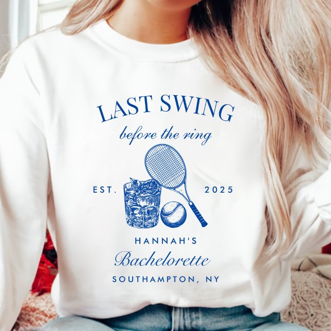 Sweatshirt Bache Rose Dernière Chanter Avant Le Tennis De Cer (Créateur téléchargé)