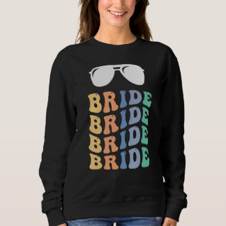 Sweatshirt Bachelorette Parti Retro Mariée