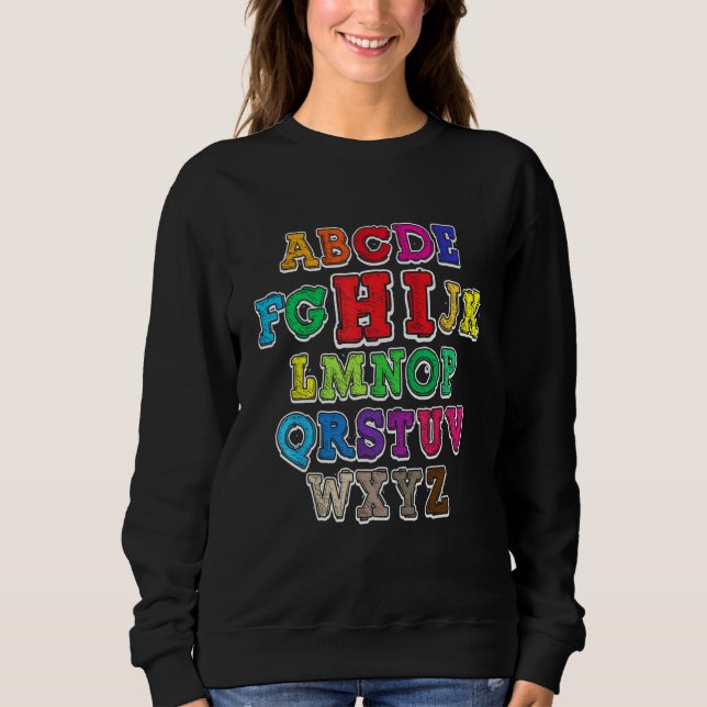 Sweatshirt Back To School First Day Of School  Teacher Studen (Devant)