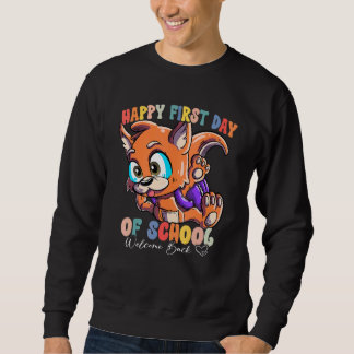 Sweatshirt Back To School Vibes Happy First Day Of School 11