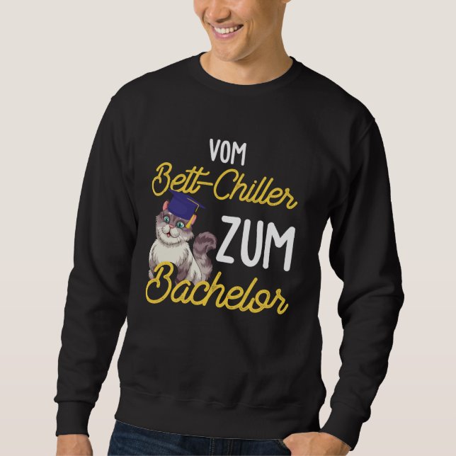 Sweatshirt Backprint from Bed Chiller to Bachelor Student Gra (Devant)