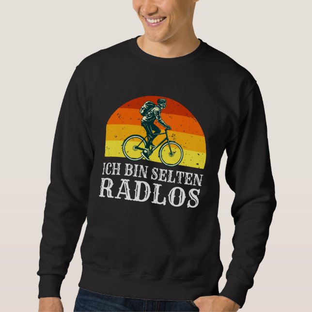 Sweatshirt Backprint I m rarely a cyclist bike (Devant)