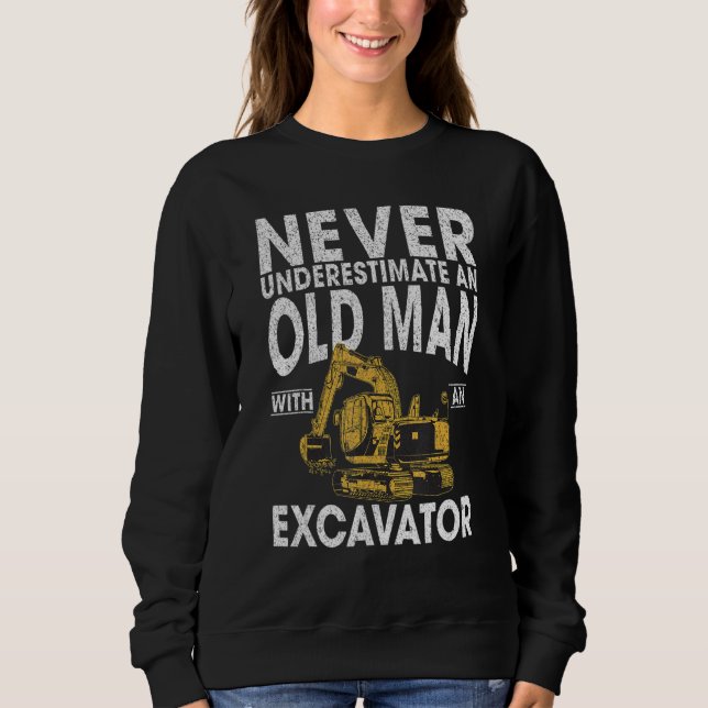 Sweatshirt Bad Old Man  Construction Workers & Construction S (Devant)