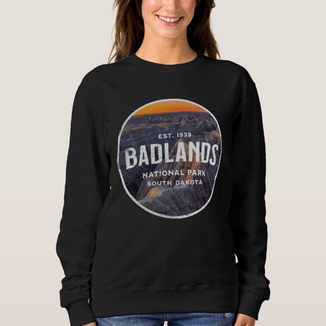 Sweatshirt Badlands National Park (Devant)