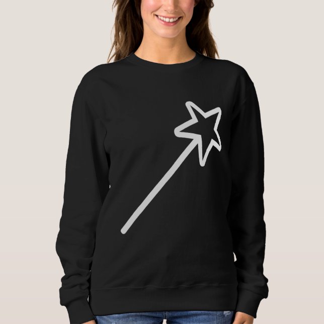 Sweatshirt Baguette de la princesse magique (Devant)