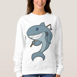 Sweatshirt Baguette de pêche du requin