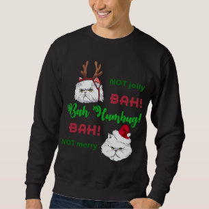 Sweatshirt Bah Humbug Cat