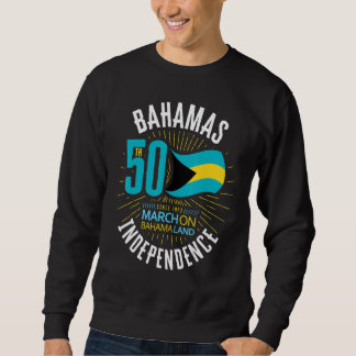 Sweatshirt Bahamas 50th Independence Bahamian Flag Nassau Bah
