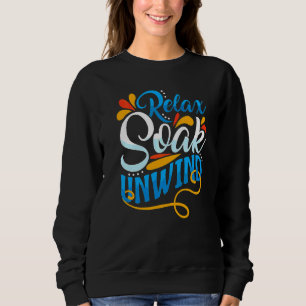 Sweatshirt Baigneoire ou bain de soleil détente tremper déten