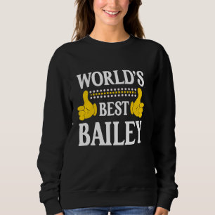 Sweatshirt Bailey Nom de famille Famille Nom de famille Meill