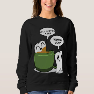 Sweatshirt Bain de bouche Zahn dans le café Aide dentaire