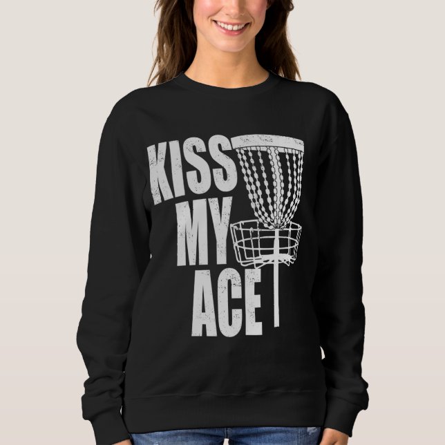 Sweatshirt Baiser Mon Ace Disque Golf Panier Fête des pères C (Devant)
