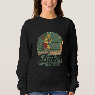 Sweatshirt Baker Aus Leidenschaft Pâtisserie Boulangerie Pâti