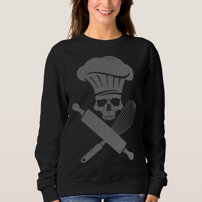 Sweatshirt Baking Pastry Chef Cooking Baker (Devant)