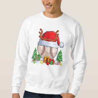 Sweatshirt Bal de baseball Santa Hat