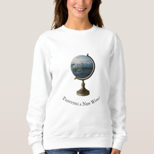 Sweatshirt Baladez-vous sur la carte, dérivez la mer Collage