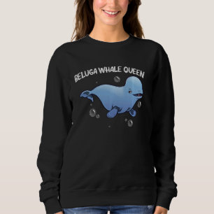 Sweatshirt Baleine Beluga Cool Pour Femmes Maman Orque Balein