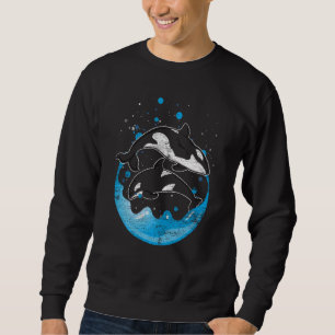 Sweatshirt Baleine tueuse d'animaux de l'océan Orca Swea
