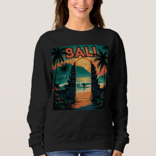 Sweatshirt Bali Island Summer - Sunset Beach Ocean Surfers