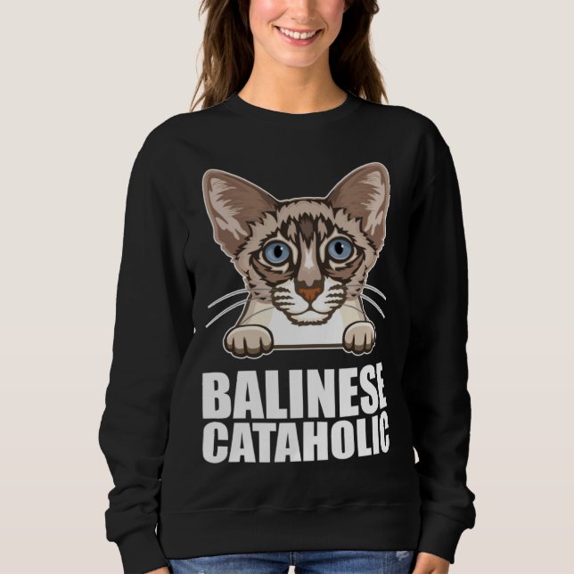 Sweatshirt Balinese  Balinese cat  Balinese Dad  3 (Devant)